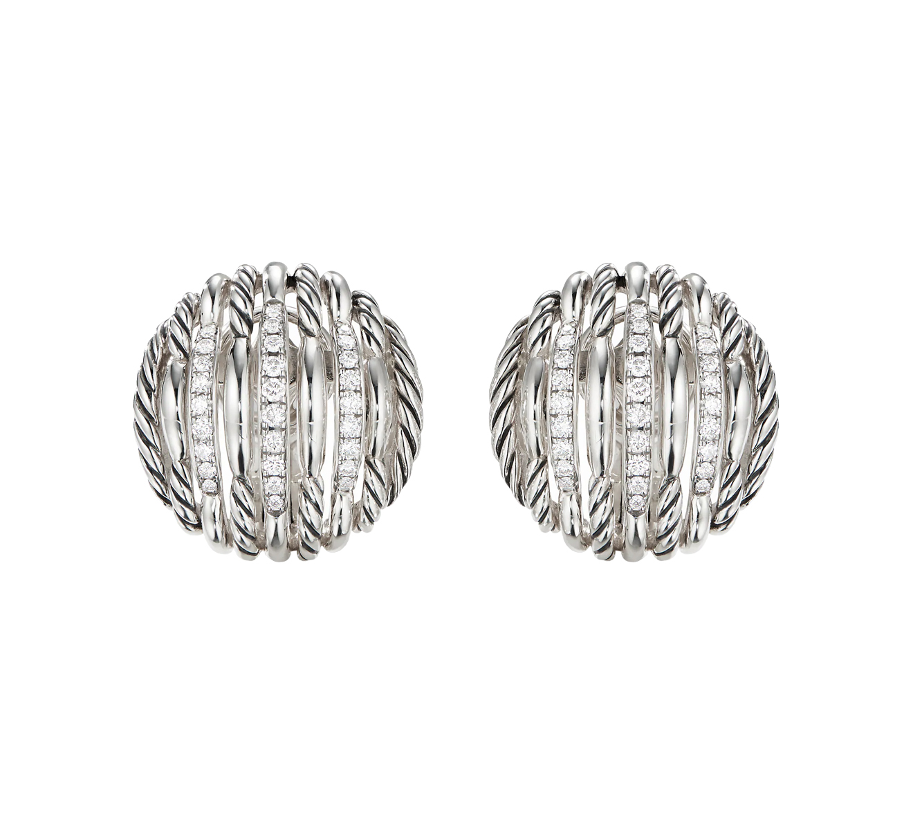 Серьги DAVID YURMAN Tides E14487DSSADI - фото 1 – Mercury