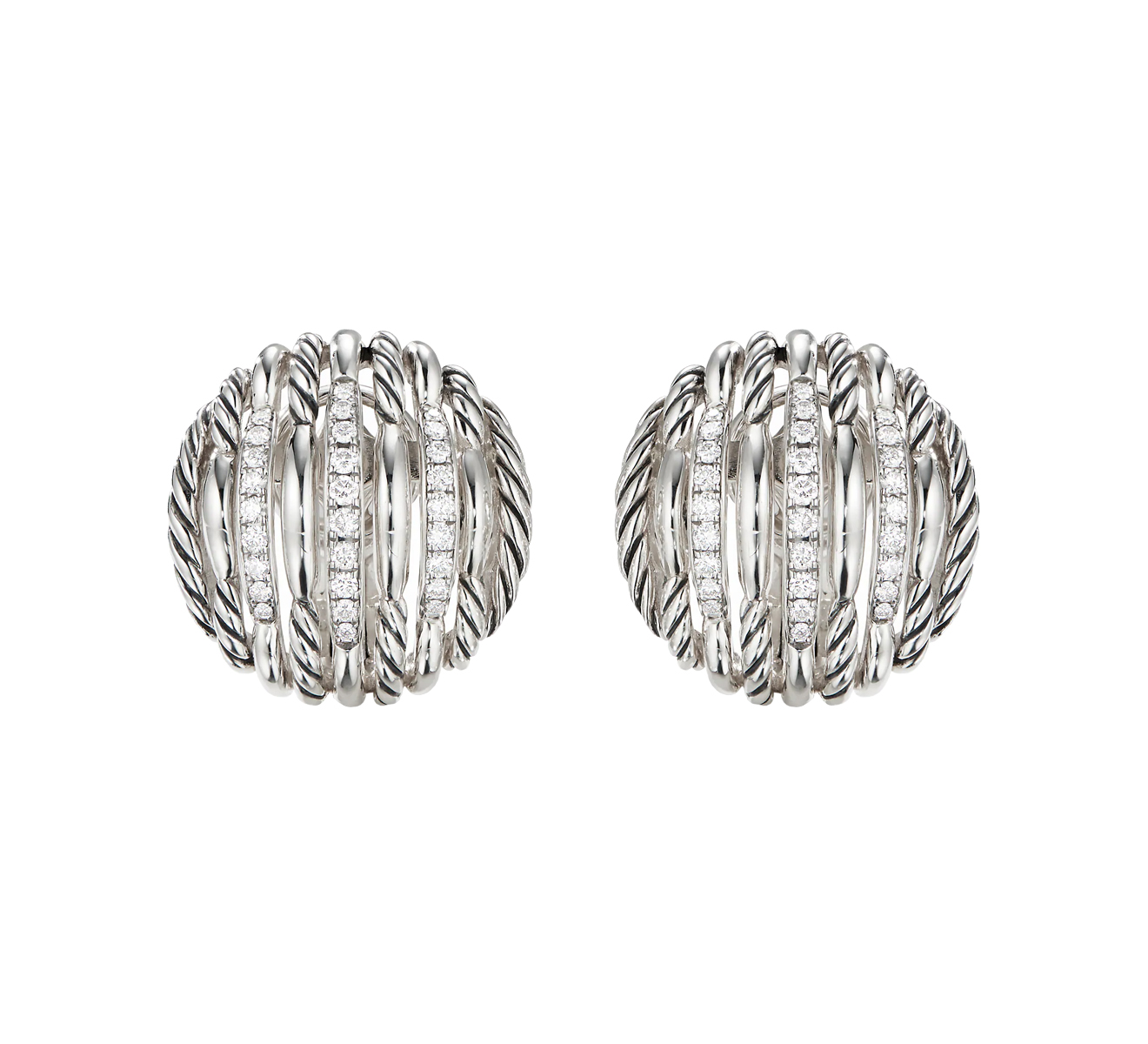 Серьги DAVID YURMAN Tides E14487DSSADI - фото 1 – Mercury