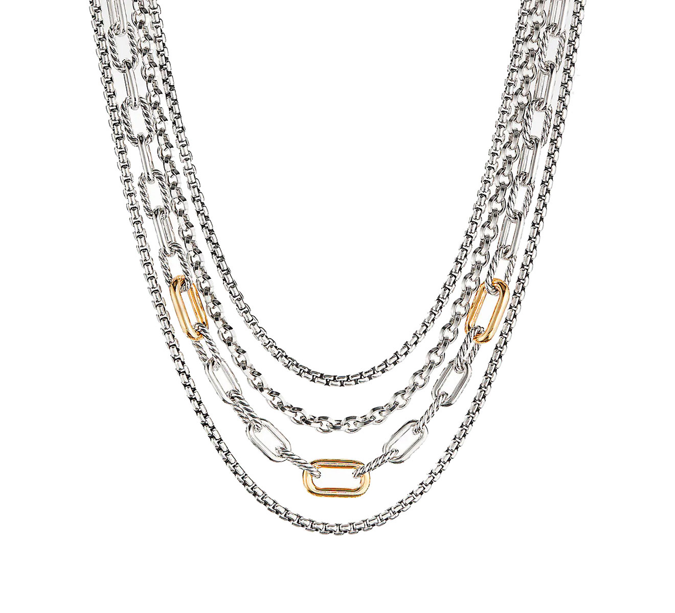 Колье DAVID YURMAN Chain N14562 S8175 - фото 1 – Mercury