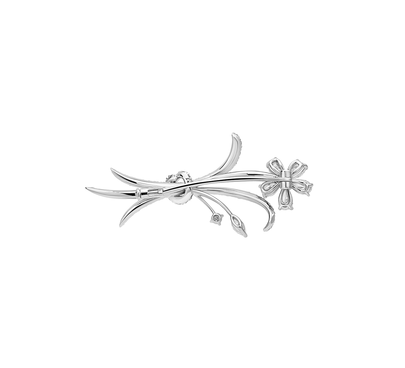 Брошь Mercury Flower MBCH24377/WG/FL - фото 2 – Mercury