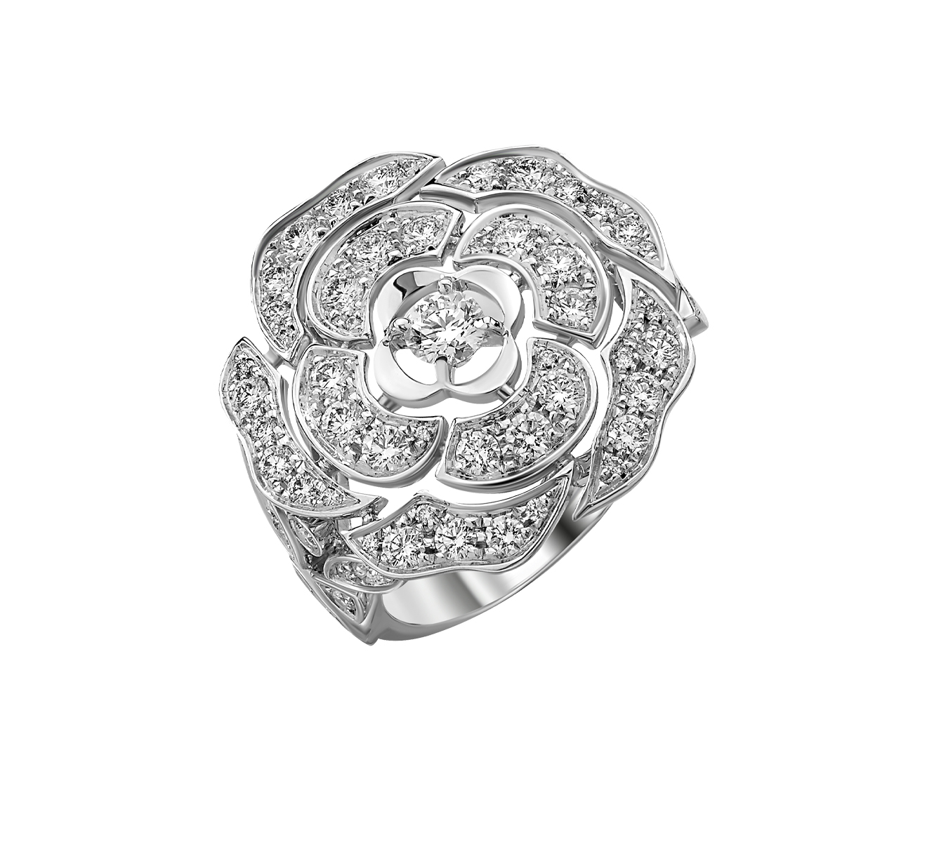 Кольцо Bouton de Camelia Chanel Camelia J11182 - фото 1 – Mercury