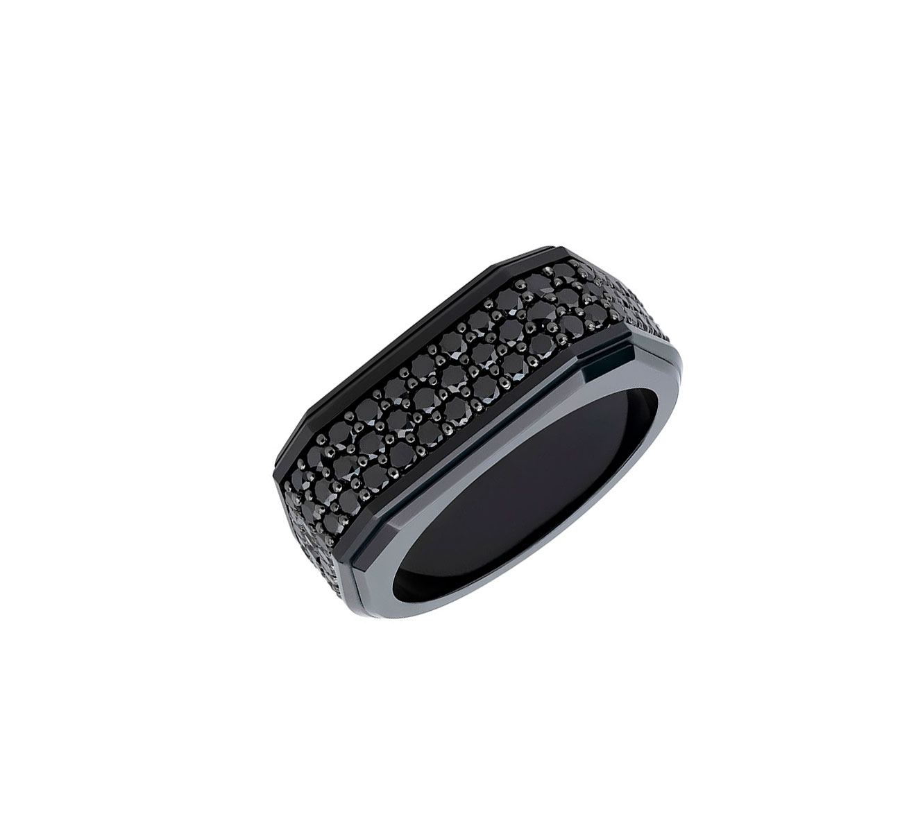 Кольцо Roman DAVID YURMAN Pave R25158MTBABD - фото 1 – Mercury