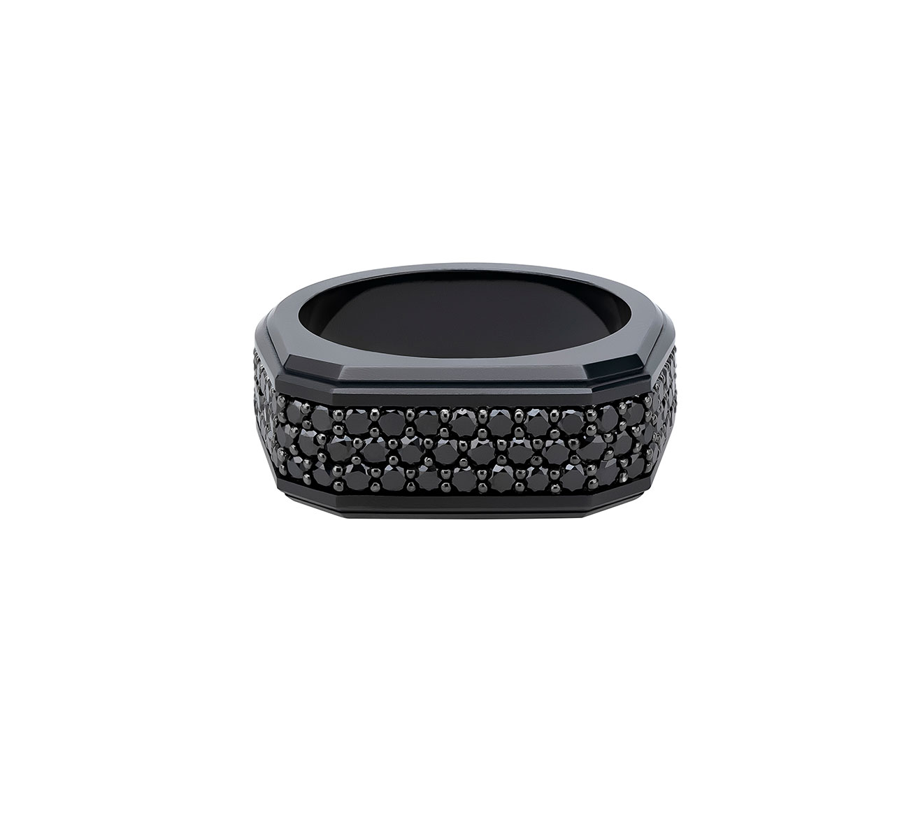 Кольцо Roman DAVID YURMAN Pave R25158MTBABD - фото 2 – Mercury