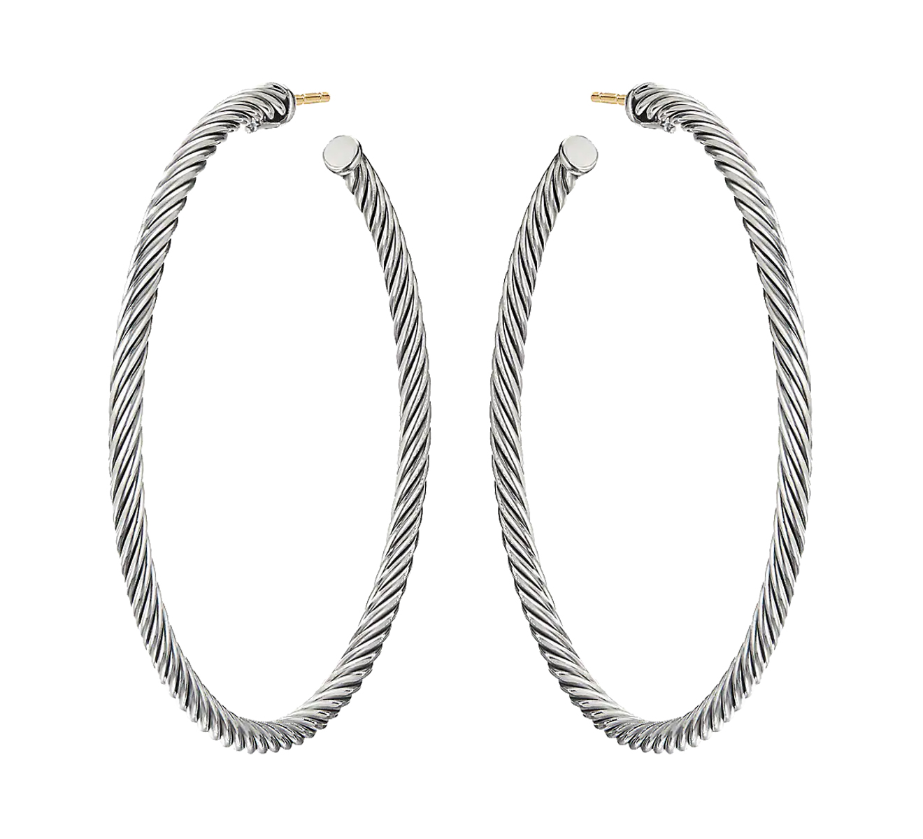 Серьги DAVID YURMAN Sculpted Cable E14509 SS - фото 1 – Mercury