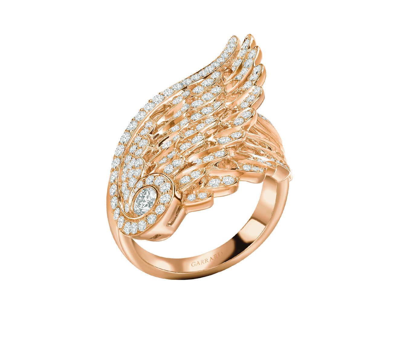 Кольцо GARRARD Wings Embrace 2015906 - фото 1 – Mercury