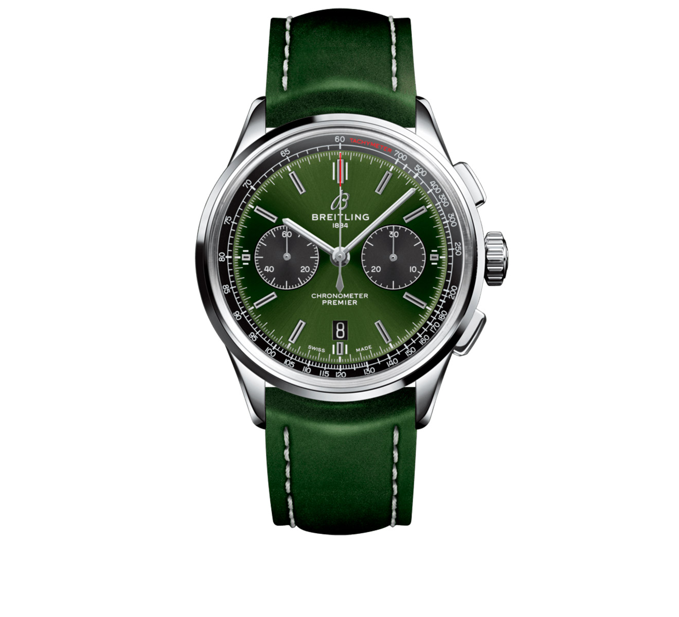 Часы Premier B01 Chronograph 42 Bentley Breitling Premier AB0118A11L1X1 - фото 1 – Mercury