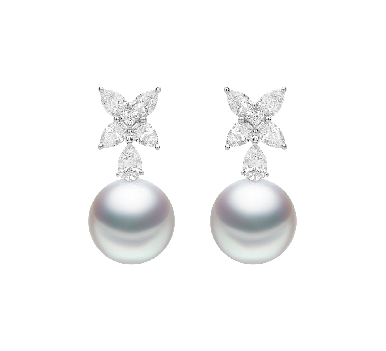 Серьги MIKIMOTO Classic MEM 10034 NDXP 0001 - фото 1 – Mercury