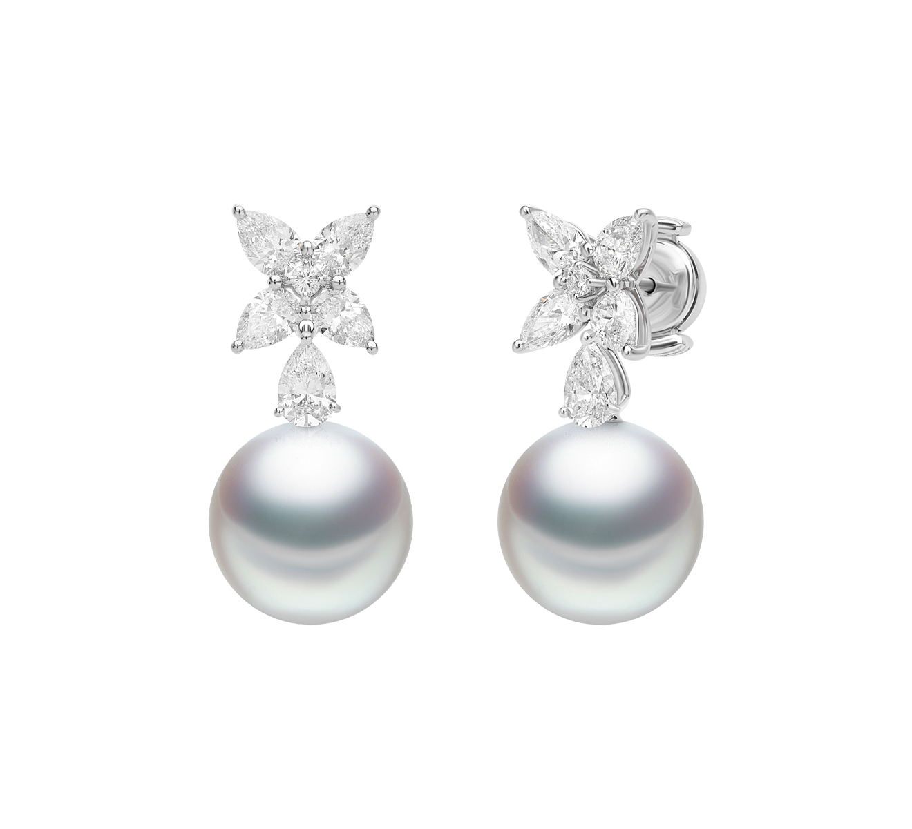 Серьги MIKIMOTO Classic MEM 10034 NDXP 0001 - фото 2 – Mercury