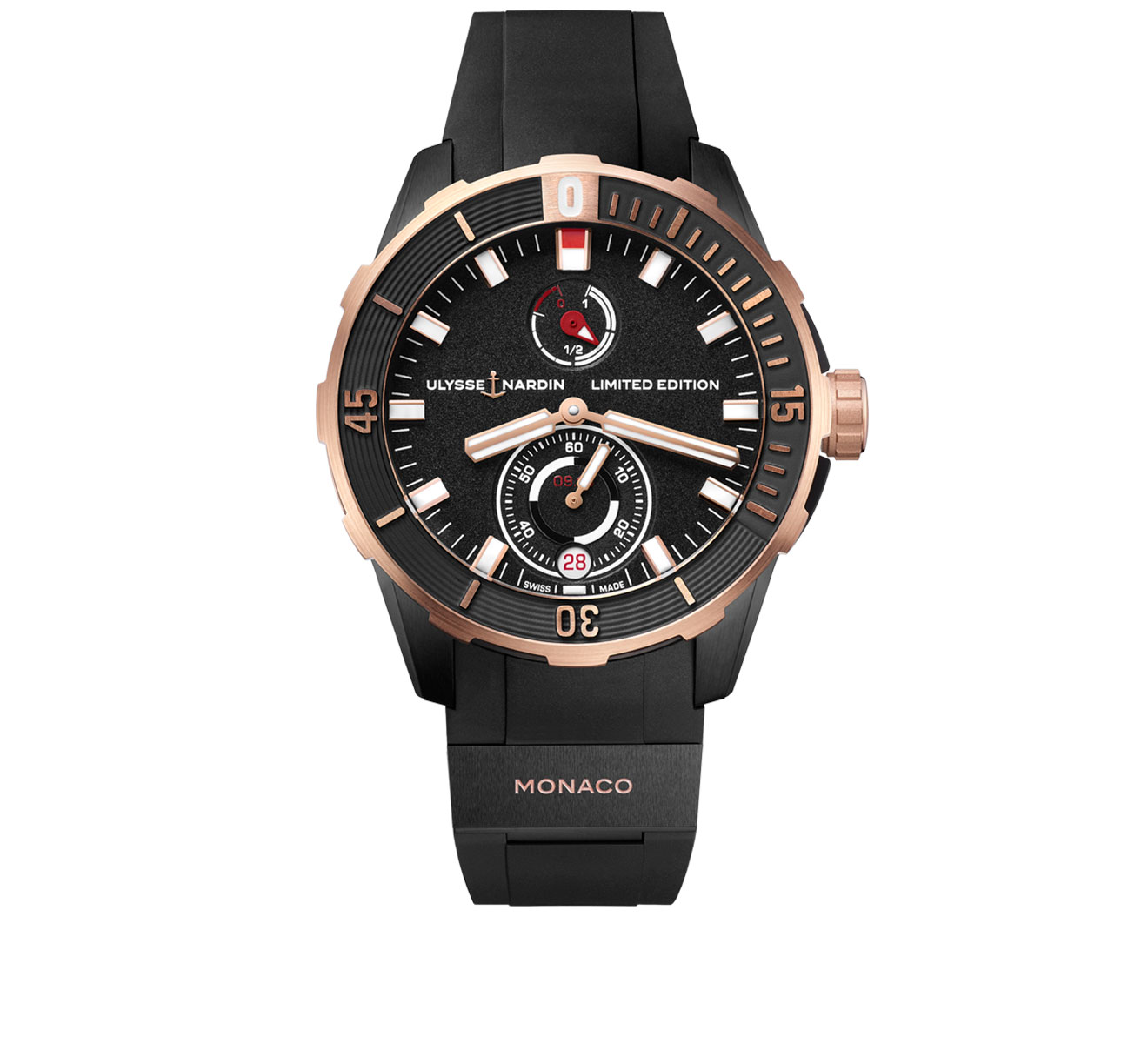 Часы Diver Chronometer Ulysse Nardin Diver 1185-170LE-3/BLACK-MON - фото 1 – Mercury