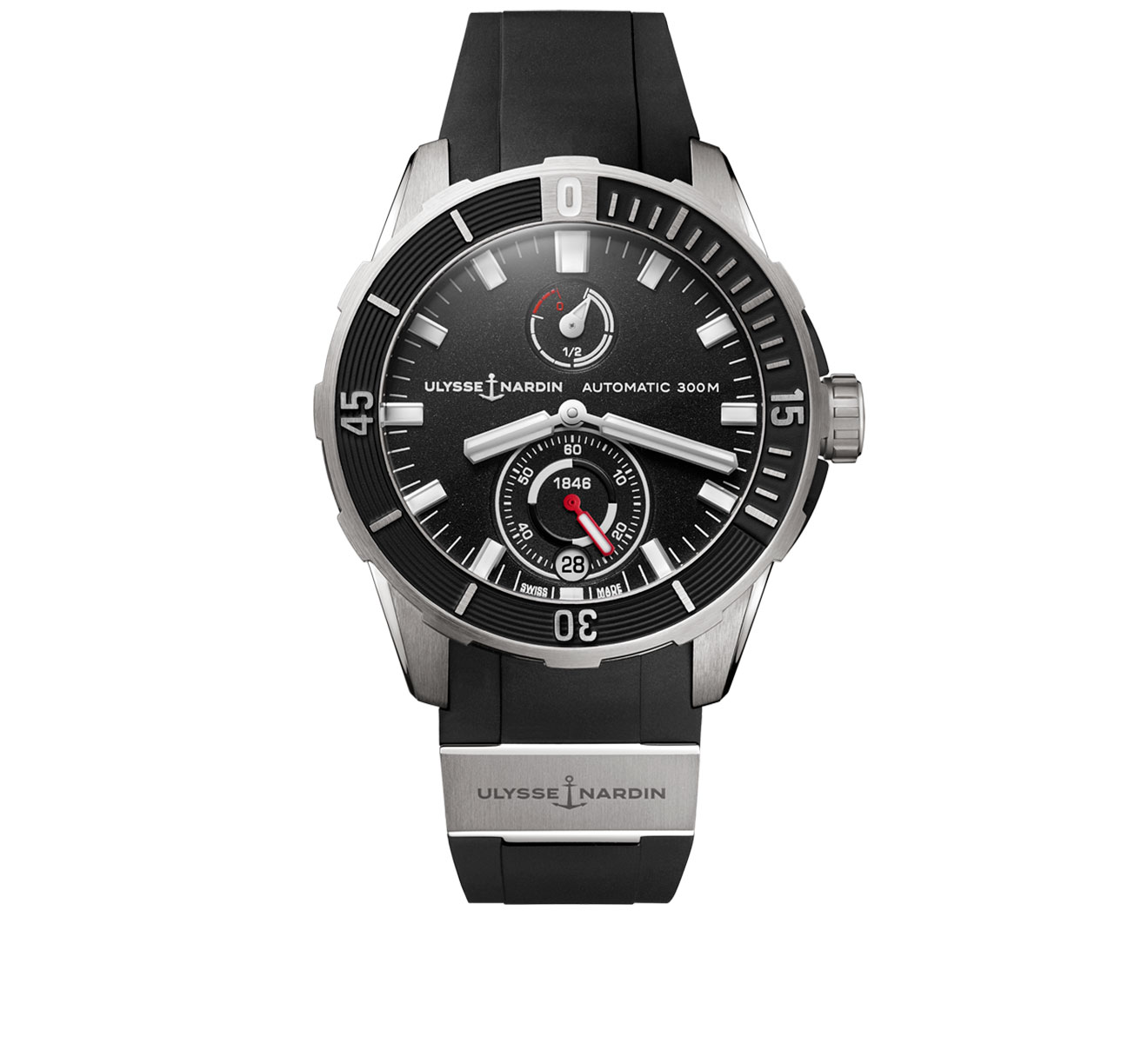 Часы Diver Chronometer Ulysse Nardin Diver 1183-170-3/92 - фото 1 – Mercury