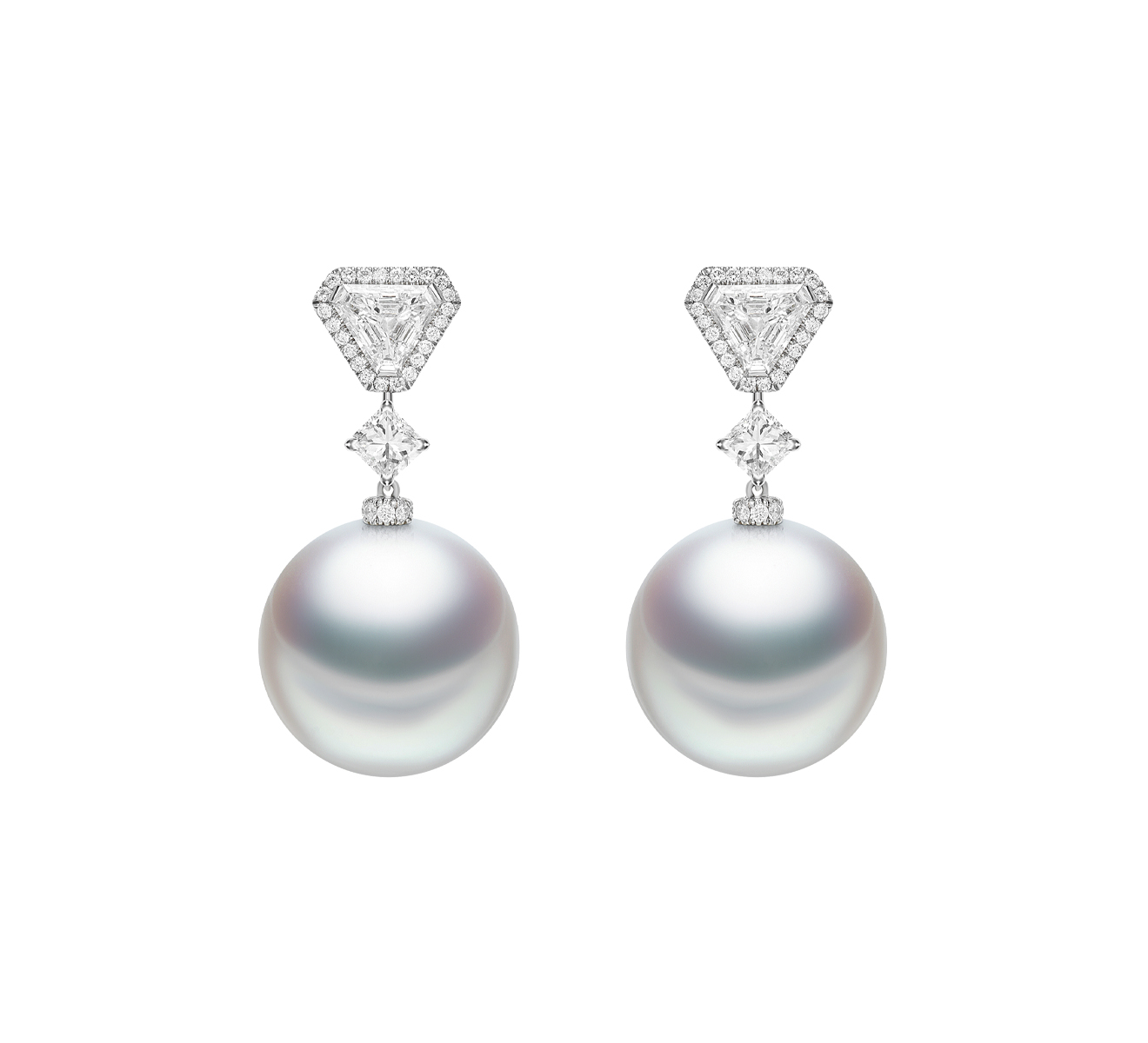 Серьги MIKIMOTO Classic MEA 10307 NDXP - фото 1 – Mercury