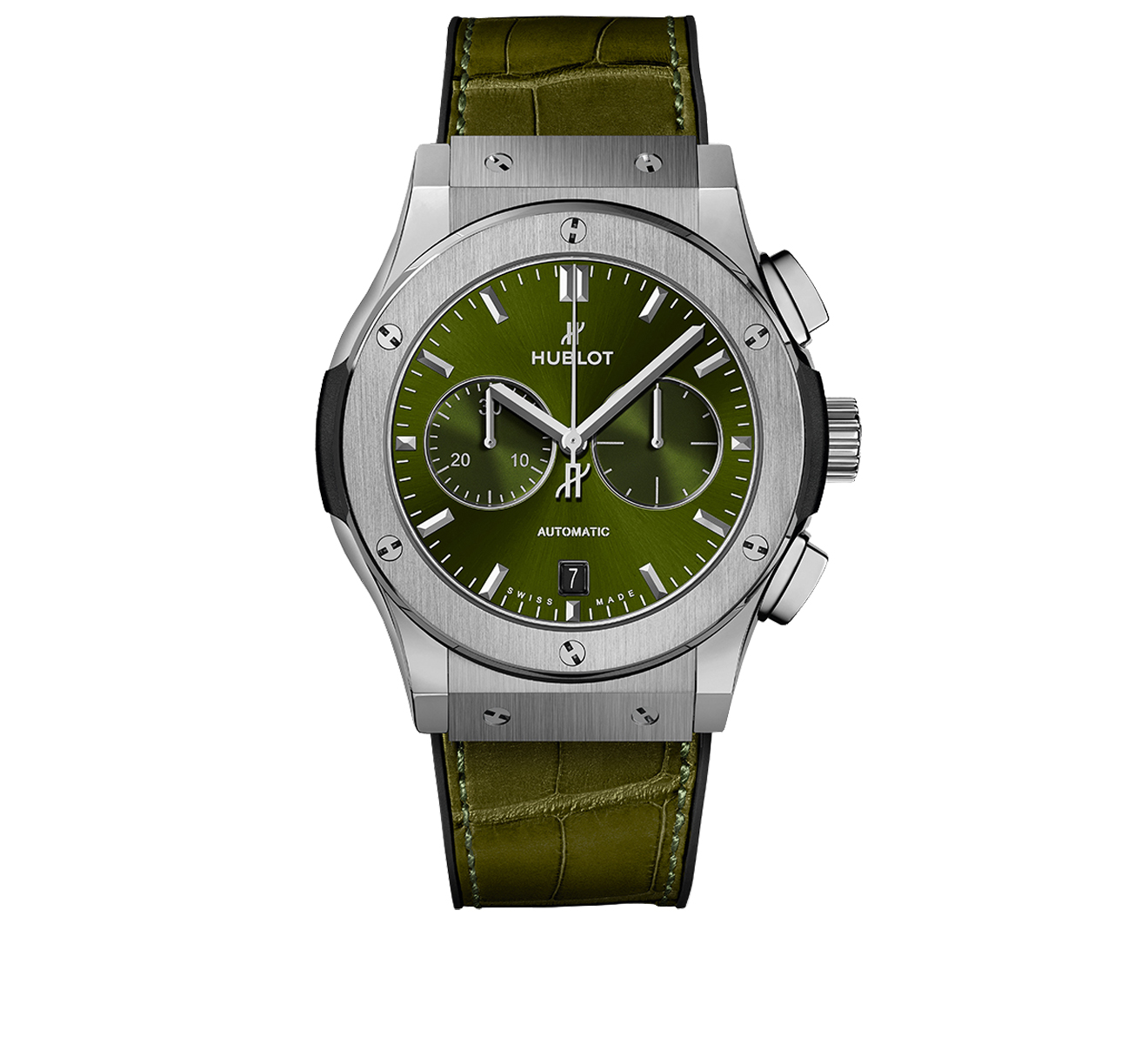 Часы Chronograph Titanium Green HUBLOT Classic Fusion 541.NX.8970.LR - фото 1 – Mercury