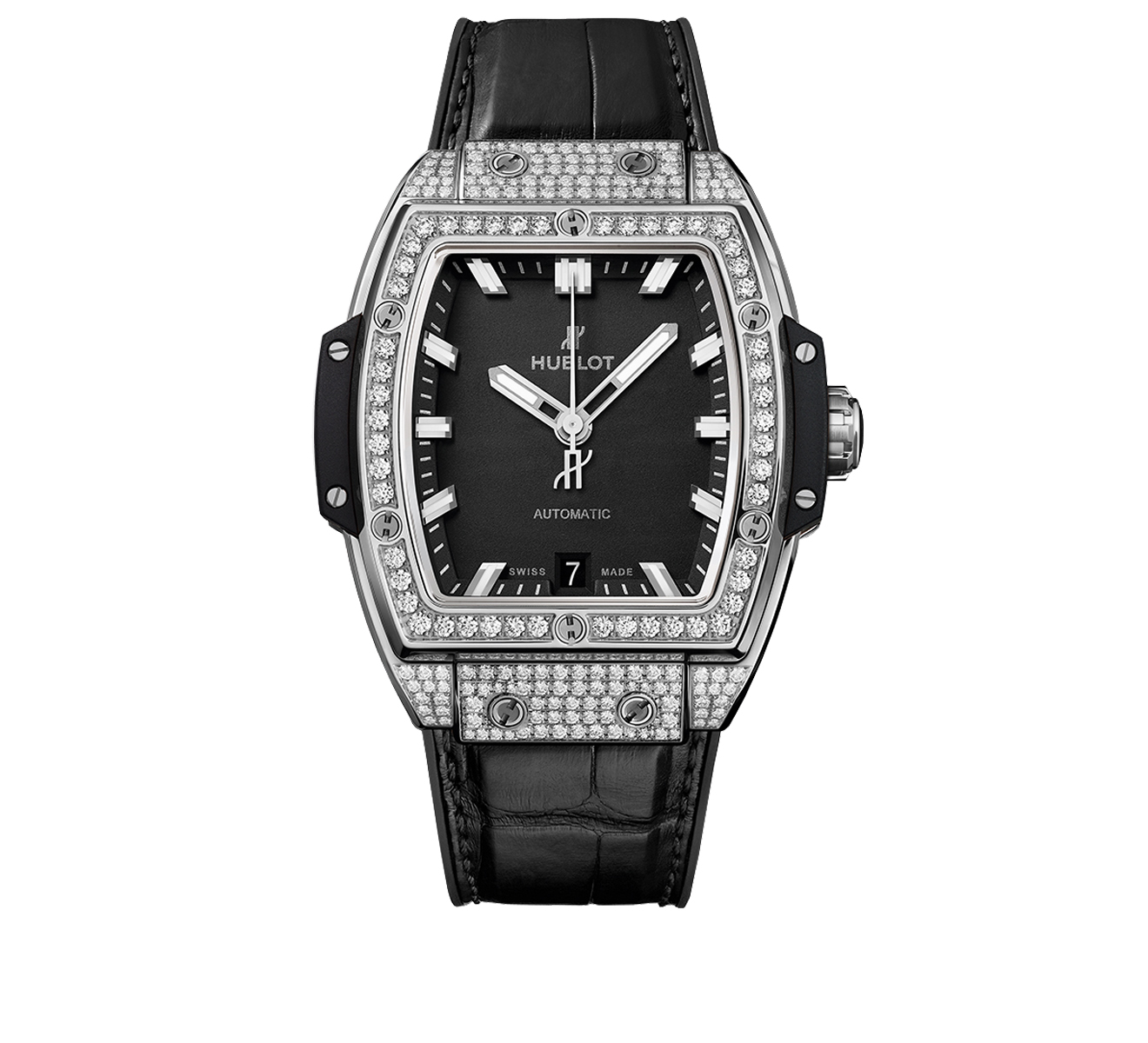 Часы Titanium Pave HUBLOT Big Bang 665.NX.1170.LR.1604 - фото 1 – Mercury