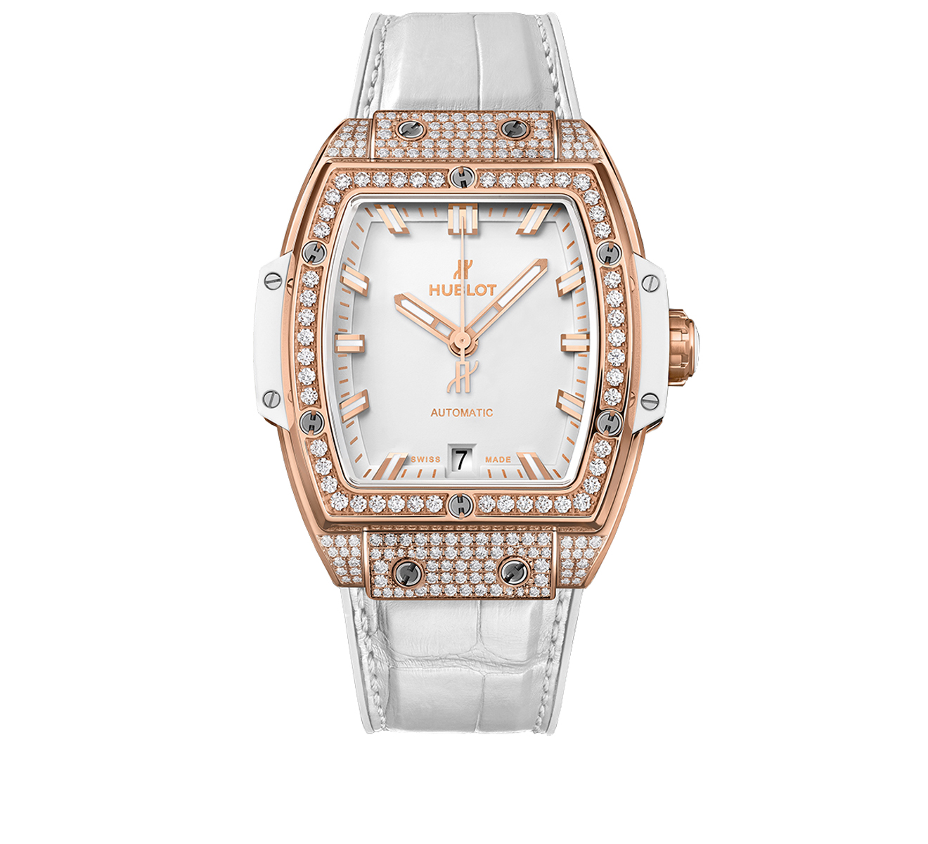 Часы King Gold White Pave HUBLOT Big Bang 665.OE.2080.LR.1604 - фото 1 – Mercury