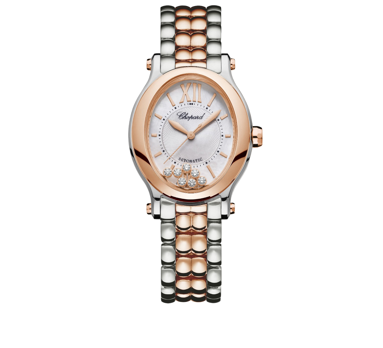 Часы Happy Sport Oval Chopard Happy Sport 278602-6002 - фото 1 – Mercury