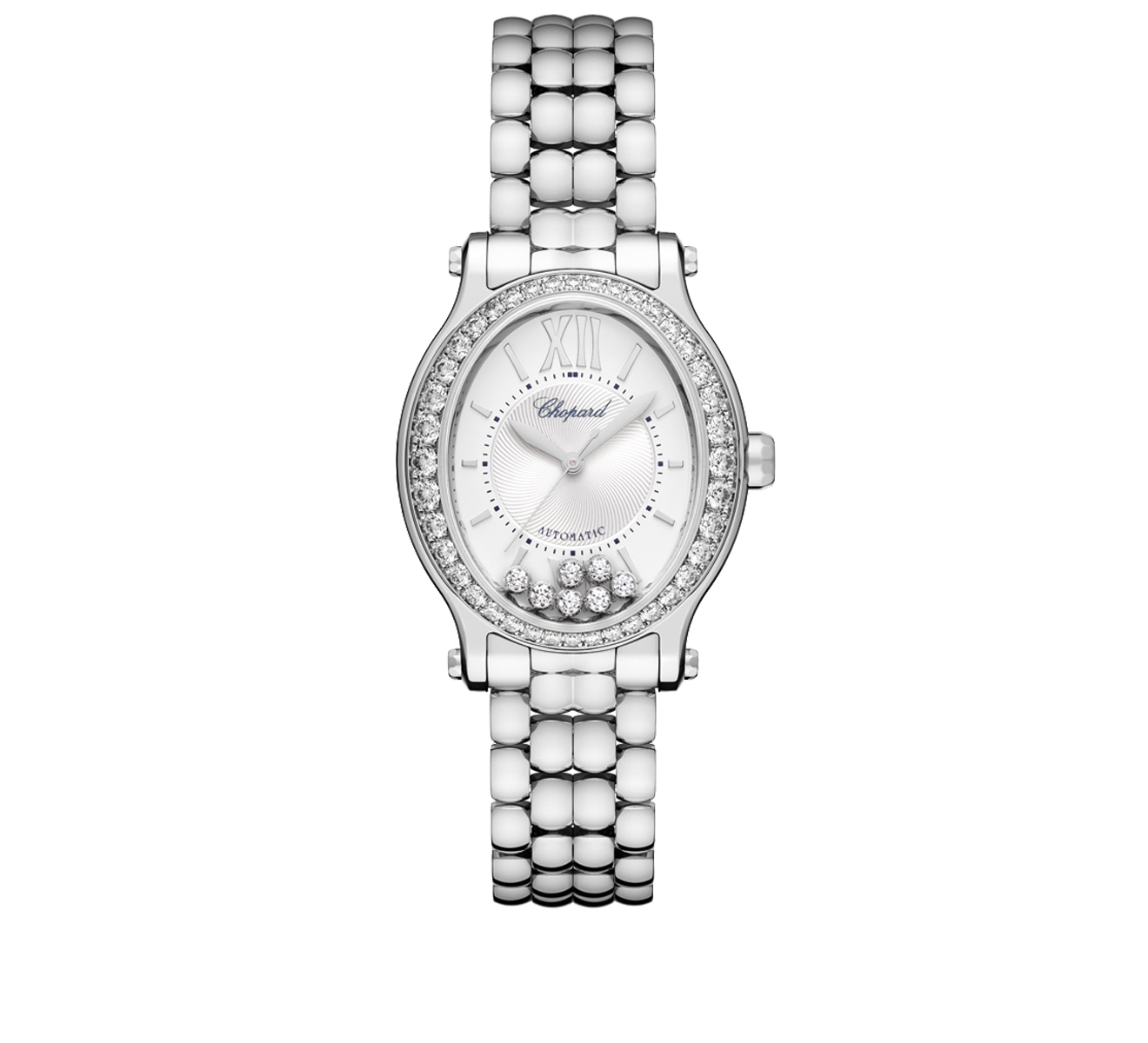 Часы Happy Sport Steel Oval Chopard Happy Sport 278602-3004 - фото 1 – Mercury