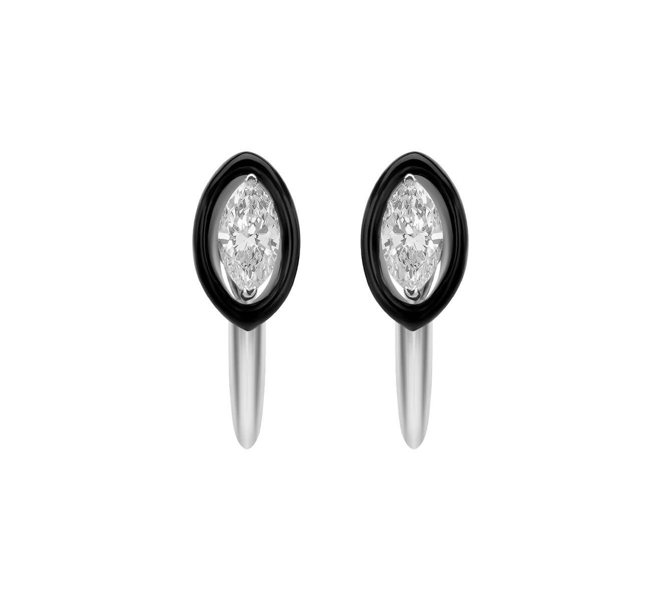 Серьги CASATO Marilyn ORX-1148BT-W-BKC16 - фото 1 – Mercury