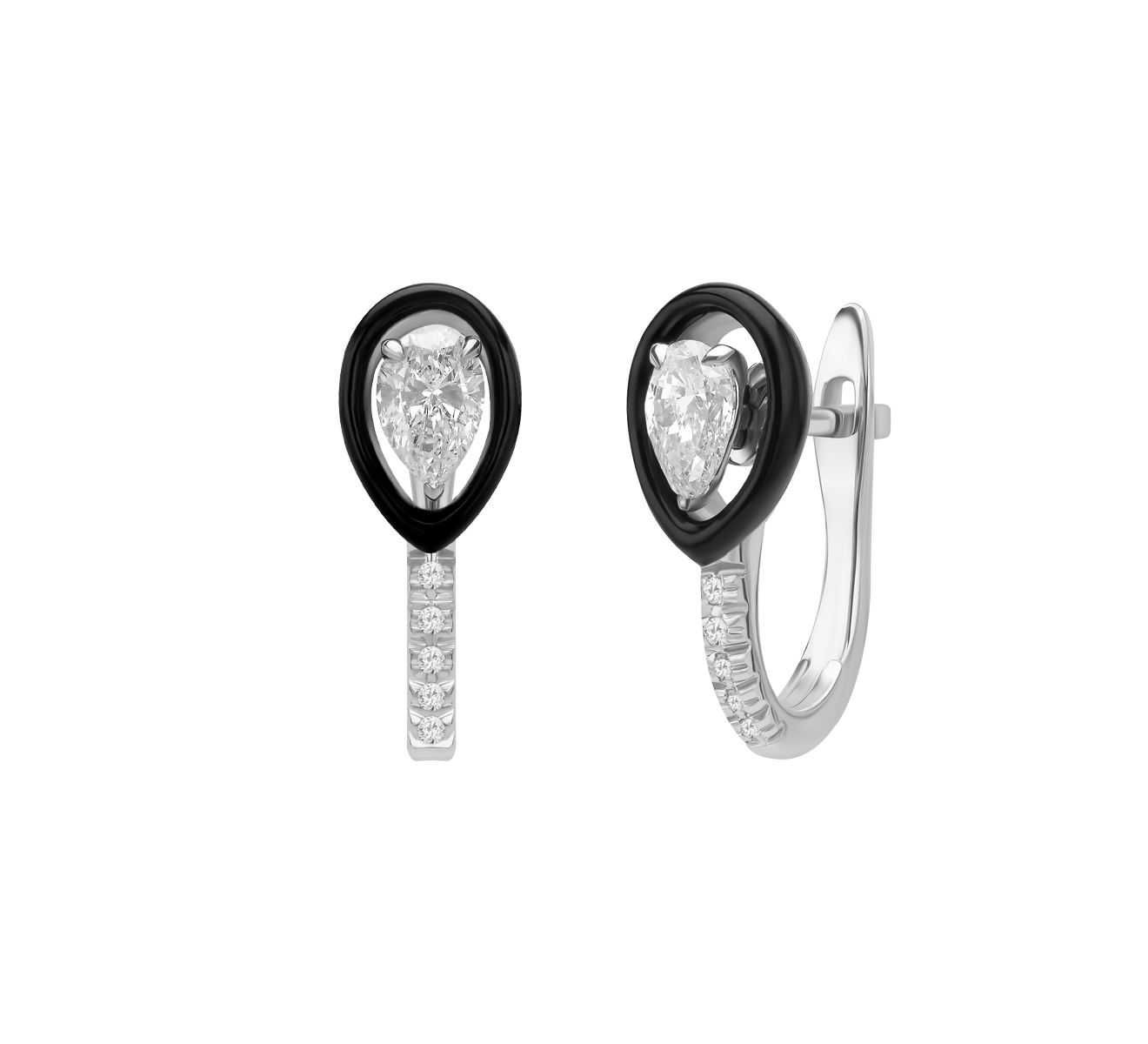 Серьги CASATO Marilyn ORX-1145BT-W-BKC16 - фото 2 – Mercury