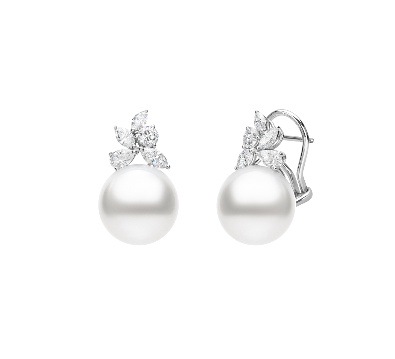 Серьги MIKIMOTO Classic MEQ 10118 NDXW - фото 2 – Mercury