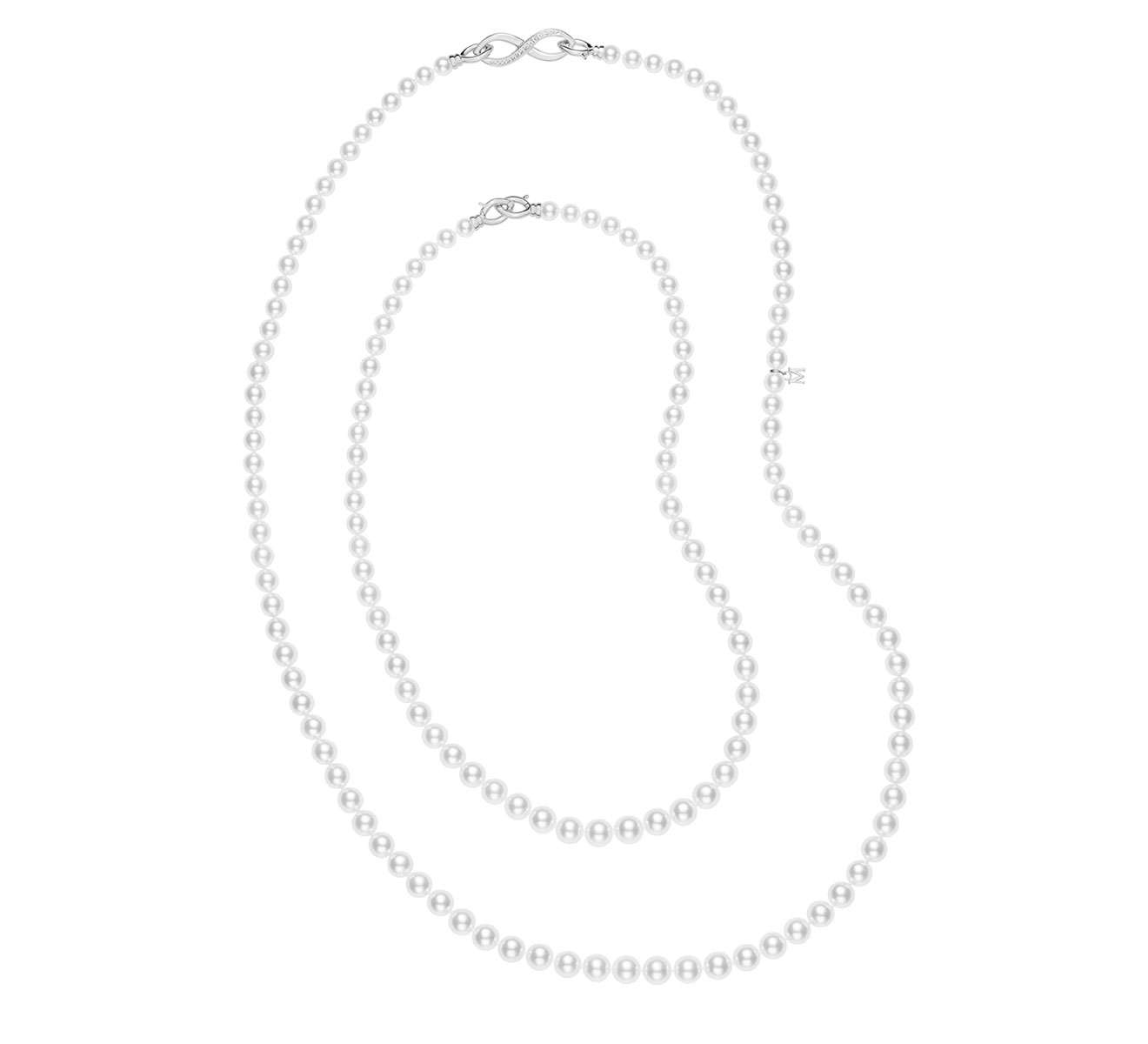 Колье из двух ниток MIKIMOTO Classic MZQ 10039 ADXW - фото 2 – Mercury