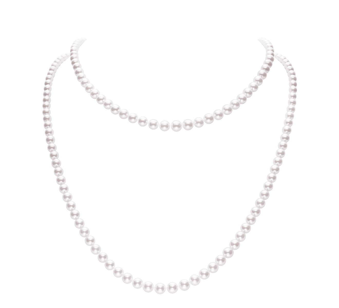 Колье из двух ниток MIKIMOTO Classic MZQ 10039 ADXW - фото 3 – Mercury