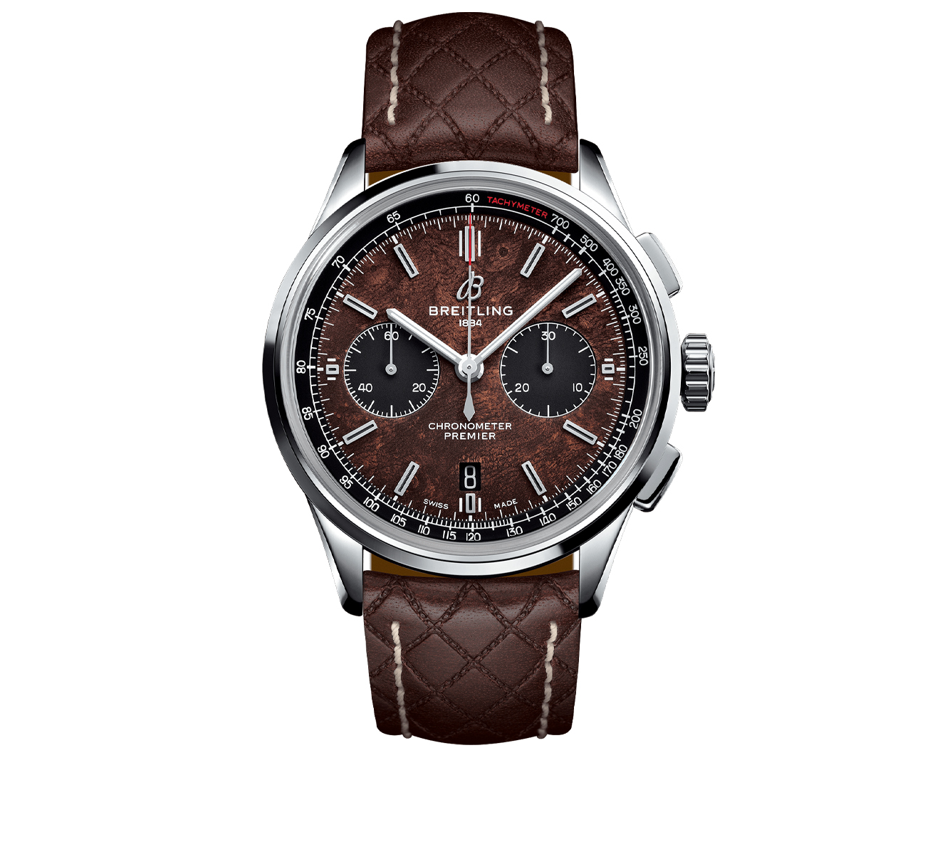 Часы Premier B01 Chronograph 42 Bentley Breitling Premier AB01181A1Q1X1 - фото 1 – Mercury