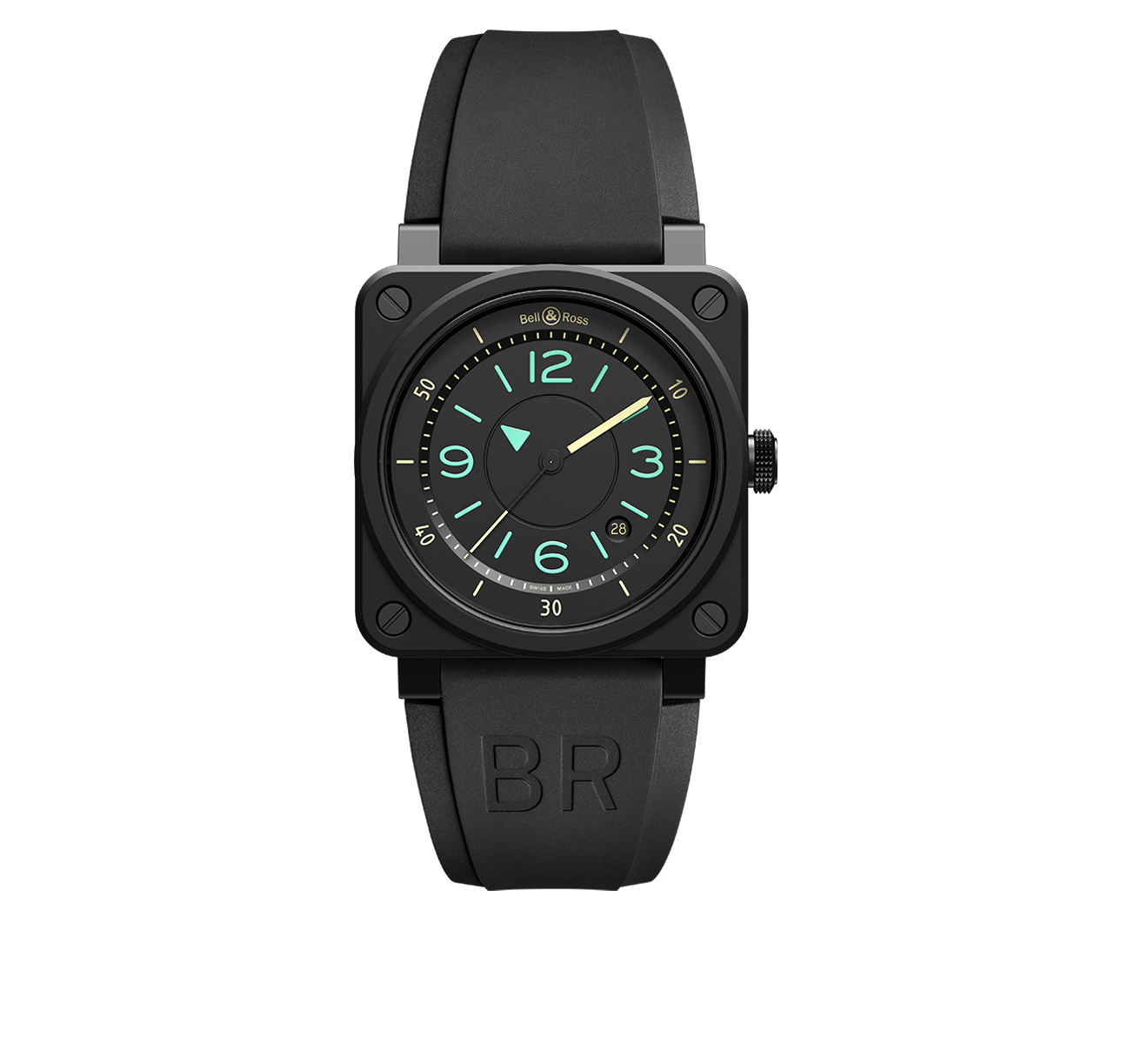 Часы BR 03-92 Bi-Compass Bell&Ross BR 03 BR0392-IDC-CE/SRB - фото 1 – Mercury