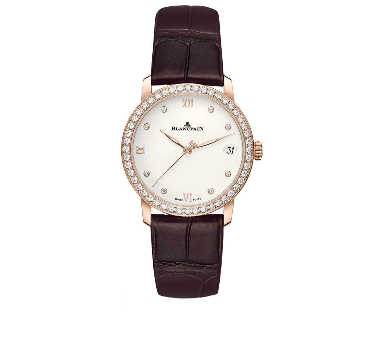 Часы Villeret Women Date Blancpain Villeret 6127 2987 55A - фото 1 – Mercury