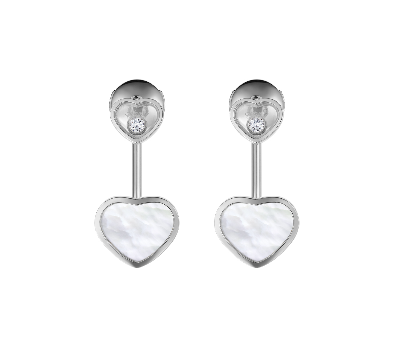 Серьги Chopard Happy Diamonds 83A082-1301 - фото 1 – Mercury