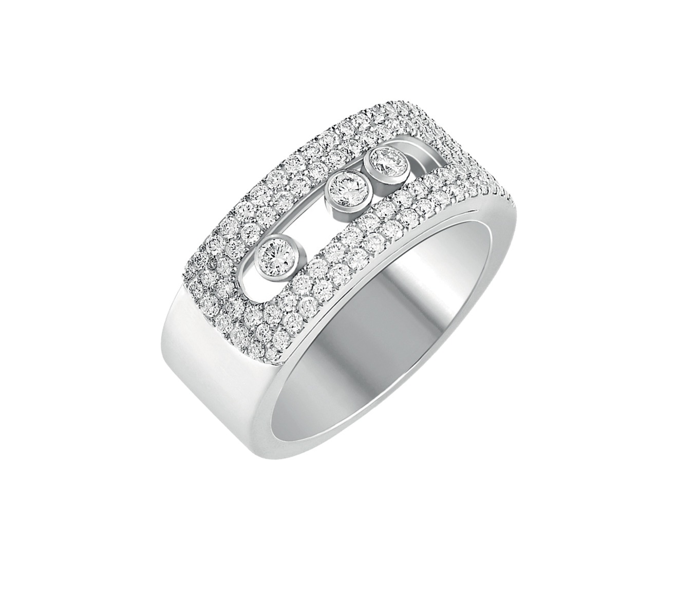 Кольцо MESSIKA Move Noa 10102-WG - фото 1 – Mercury