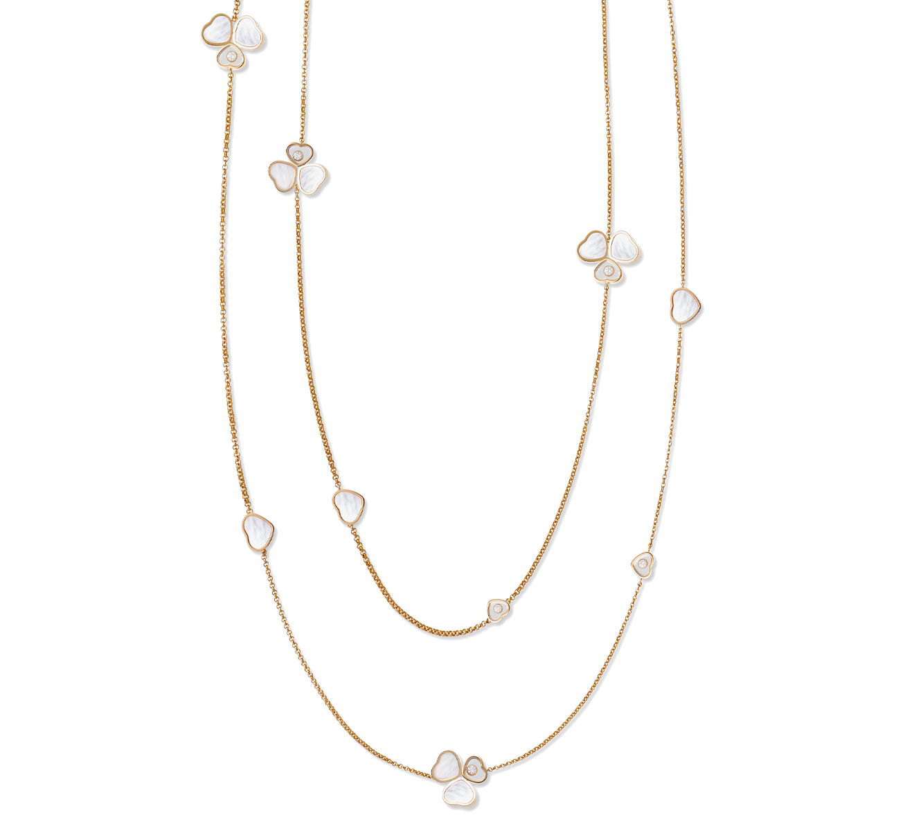 Колье Happy Hearts Chopard Happy Diamonds 81A083-5301 - фото 1 – Mercury