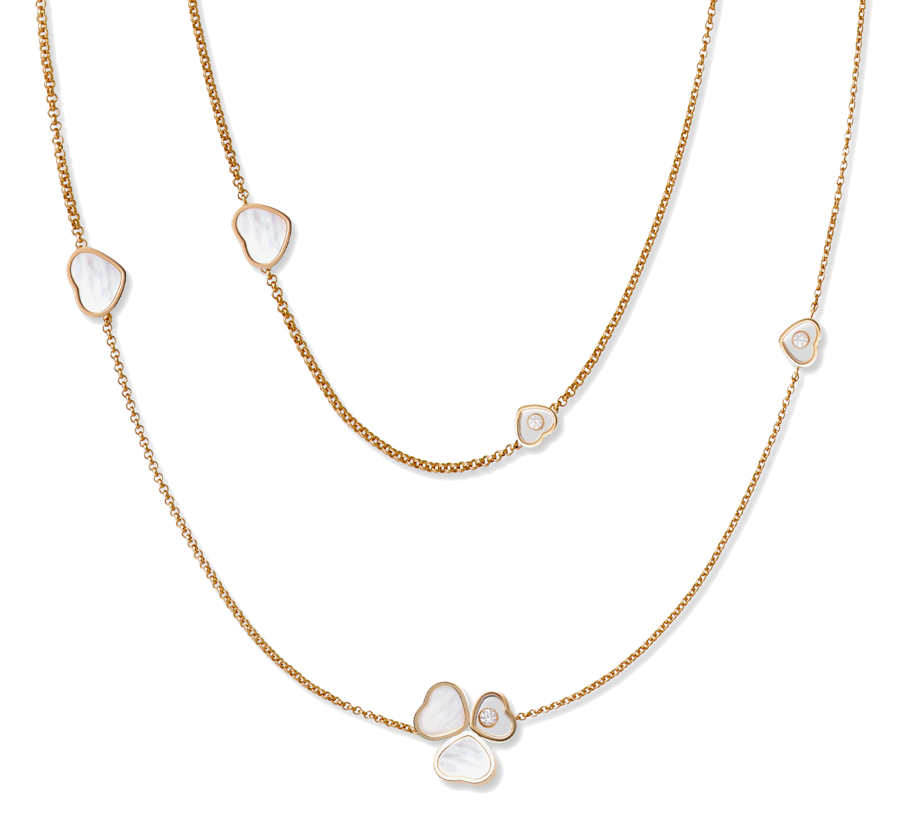 Колье Happy Hearts Chopard Happy Diamonds 81A083-5301 - фото 2 – Mercury