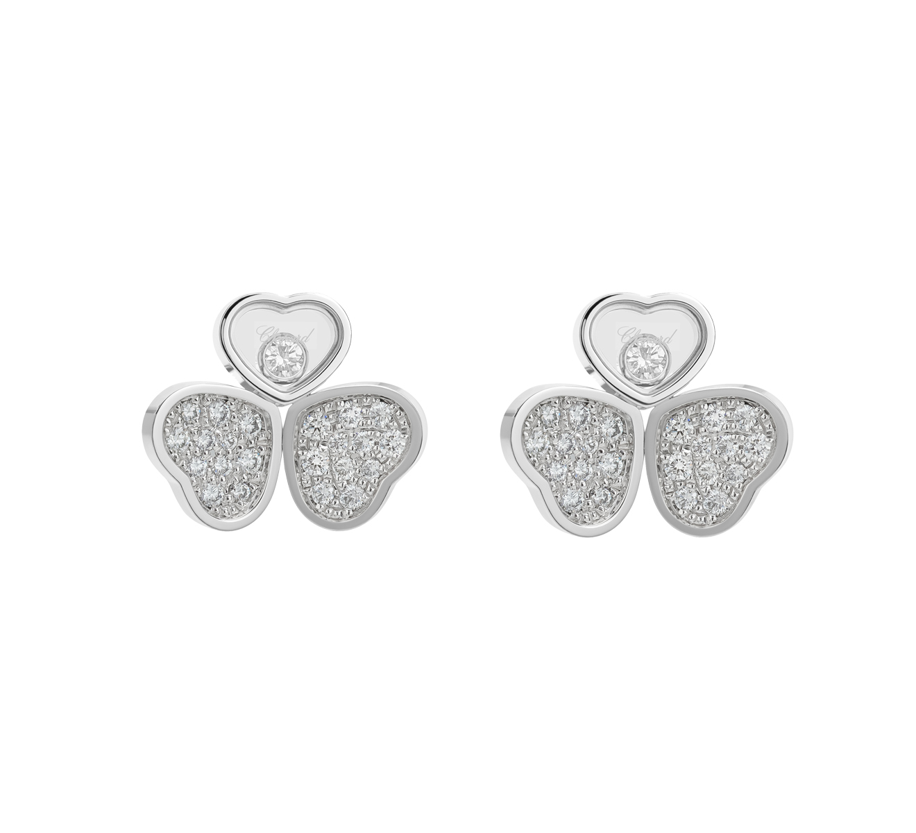 Серьги Chopard Happy Diamonds 83A083-1901 - фото 1 – Mercury