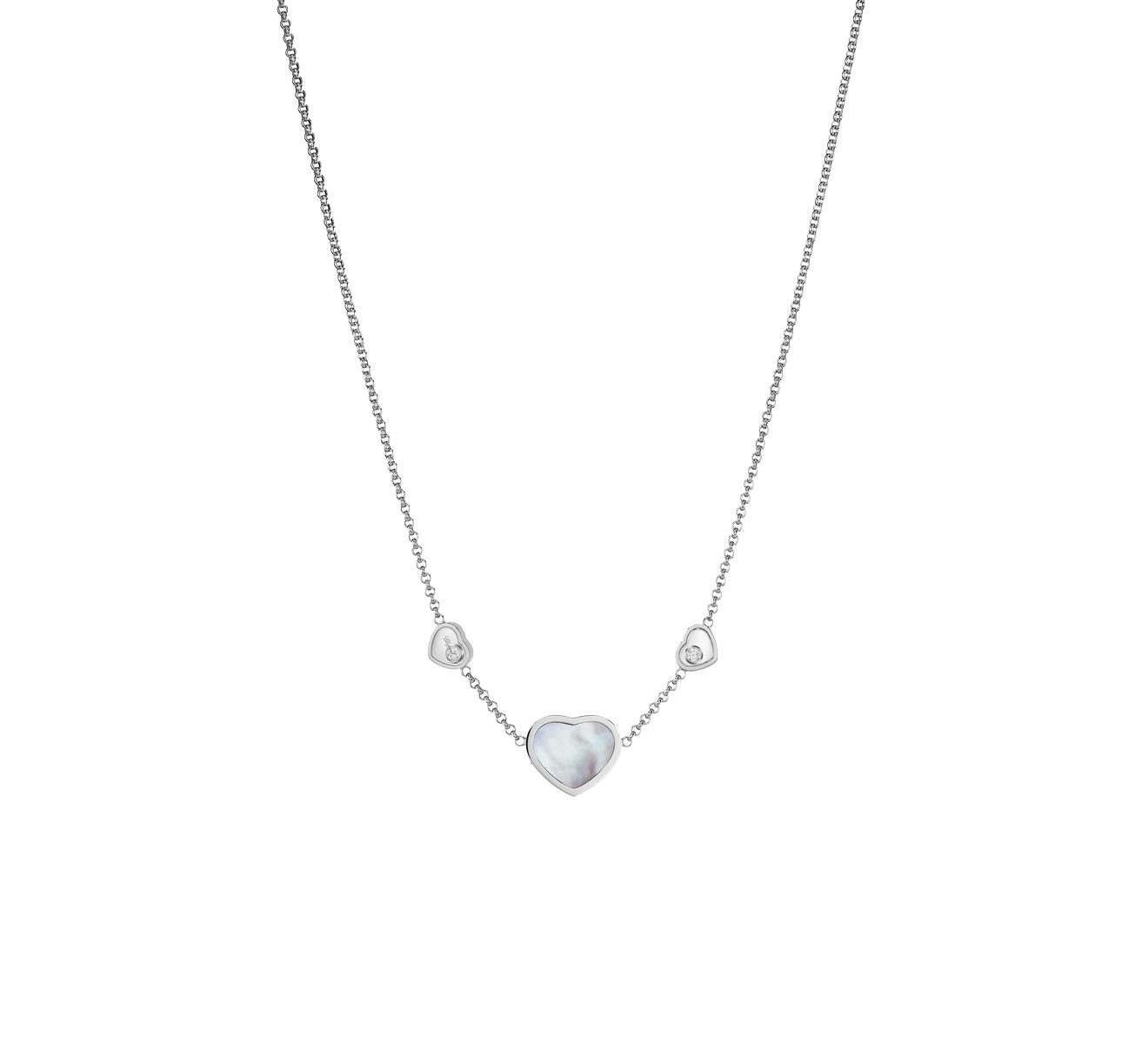 Колье Happy Hearts Chopard Happy Diamonds 81A082-1301 - фото 1 – Mercury