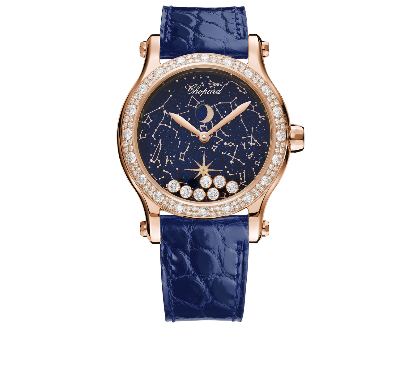 Часы Happy Sport Moonphase Chopard Happy Sport 274894-5001 - фото 1 – Mercury