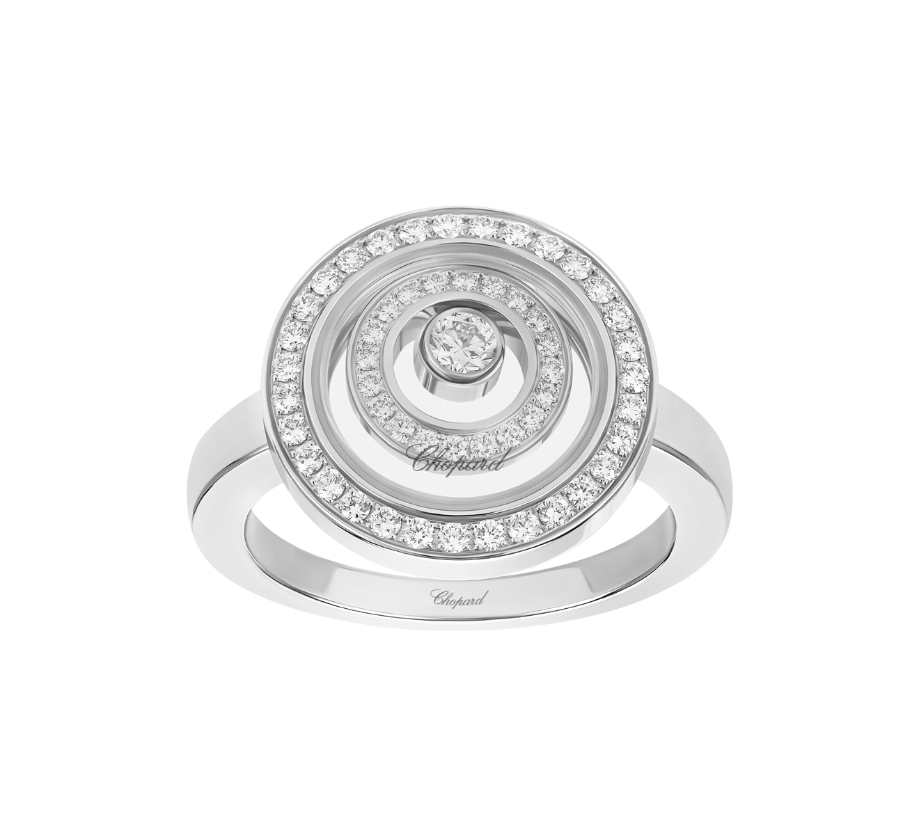 Кольцо Happy Spirit Chopard Happy Diamonds 828230-1010 - фото 2 – Mercury