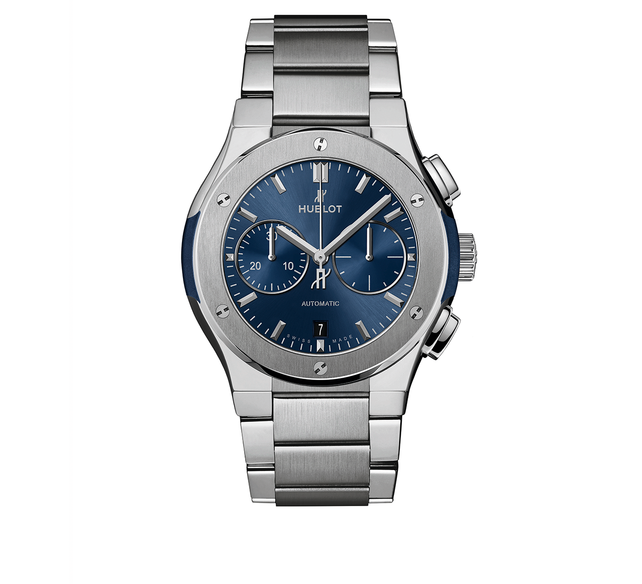 Часы Titanium Bracelet Blue HUBLOT Classic Fusion 540.NX.7170.NX - фото 1 – Mercury