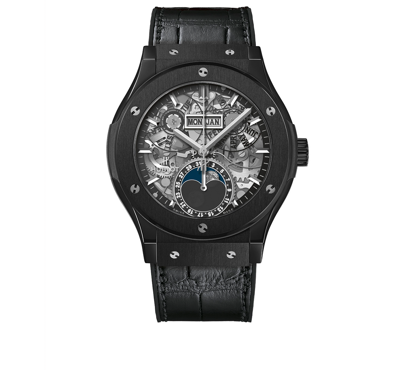 Часы Aerofusion Moonphase Black Magic HUBLOT Classic Fusion 547.CX.0170.LR - фото 1 – Mercury