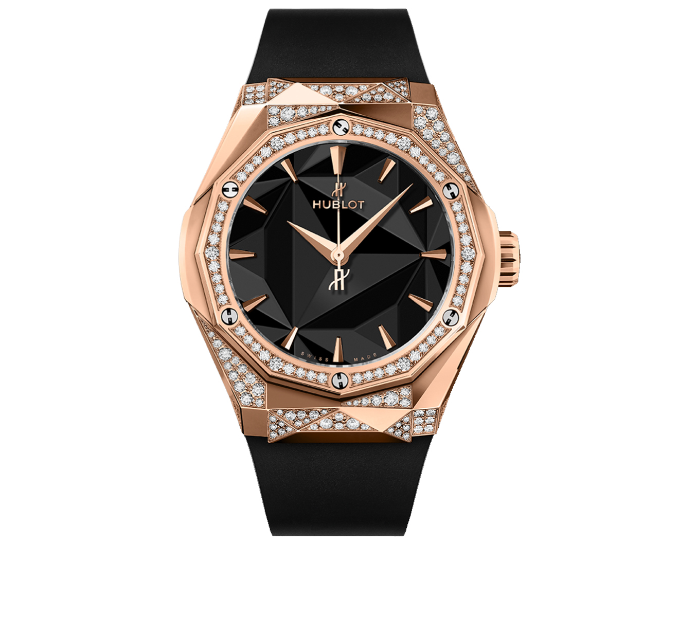 Часы Orlinski King Gold Alternative Pavé HUBLOT Classic Fusion 550.OS.1800.RX.1804.ORL19 - фото 1 – Mercury