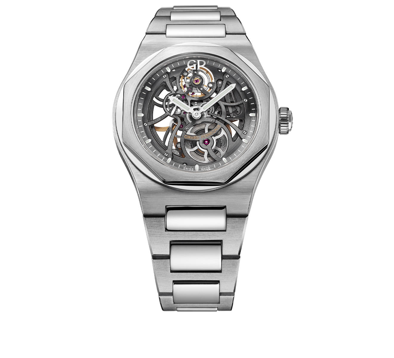 Часы Laureato Skeleton GIRARD-PERREGAUX Laureato 81015-11-001-11A - фото 1 – Mercury