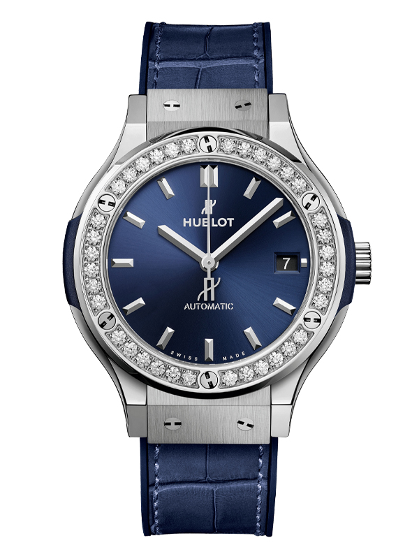 Часы Blue Titanium Diamonds