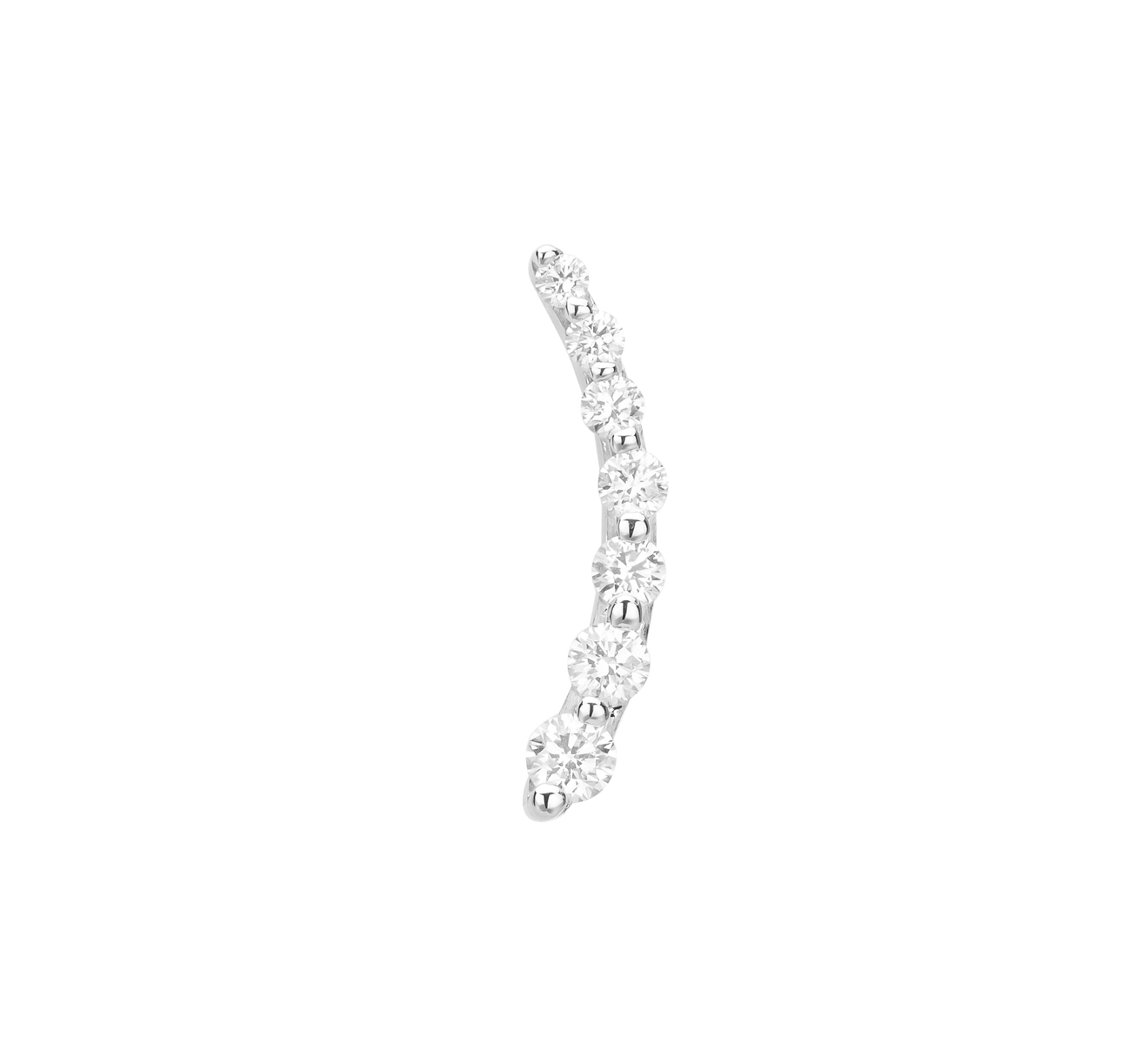 Серьга на левое ухо Aspis Mattioli Aspis MRI73002SXBW - фото 1 – Mercury