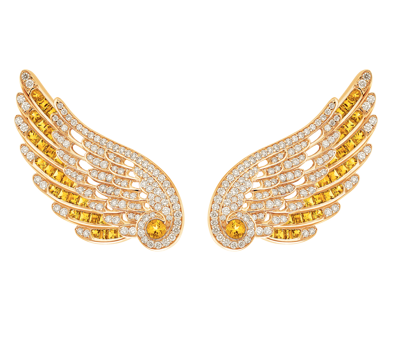 Серьги GARRARD Wings Embrace 2016646 - фото 1 – Mercury