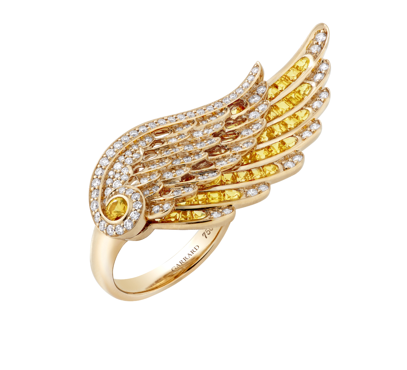 Кольцо GARRARD Wings Embrace 2016582 - фото 1 – Mercury