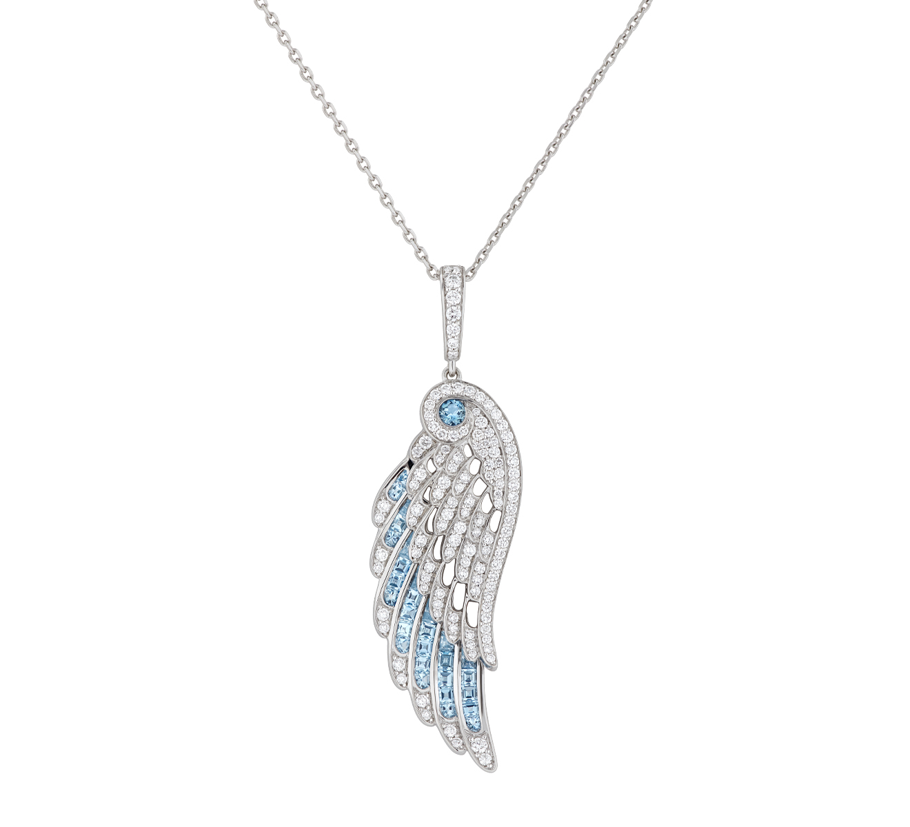 Колье GARRARD Wings Embrace 2016576 - фото 1 – Mercury