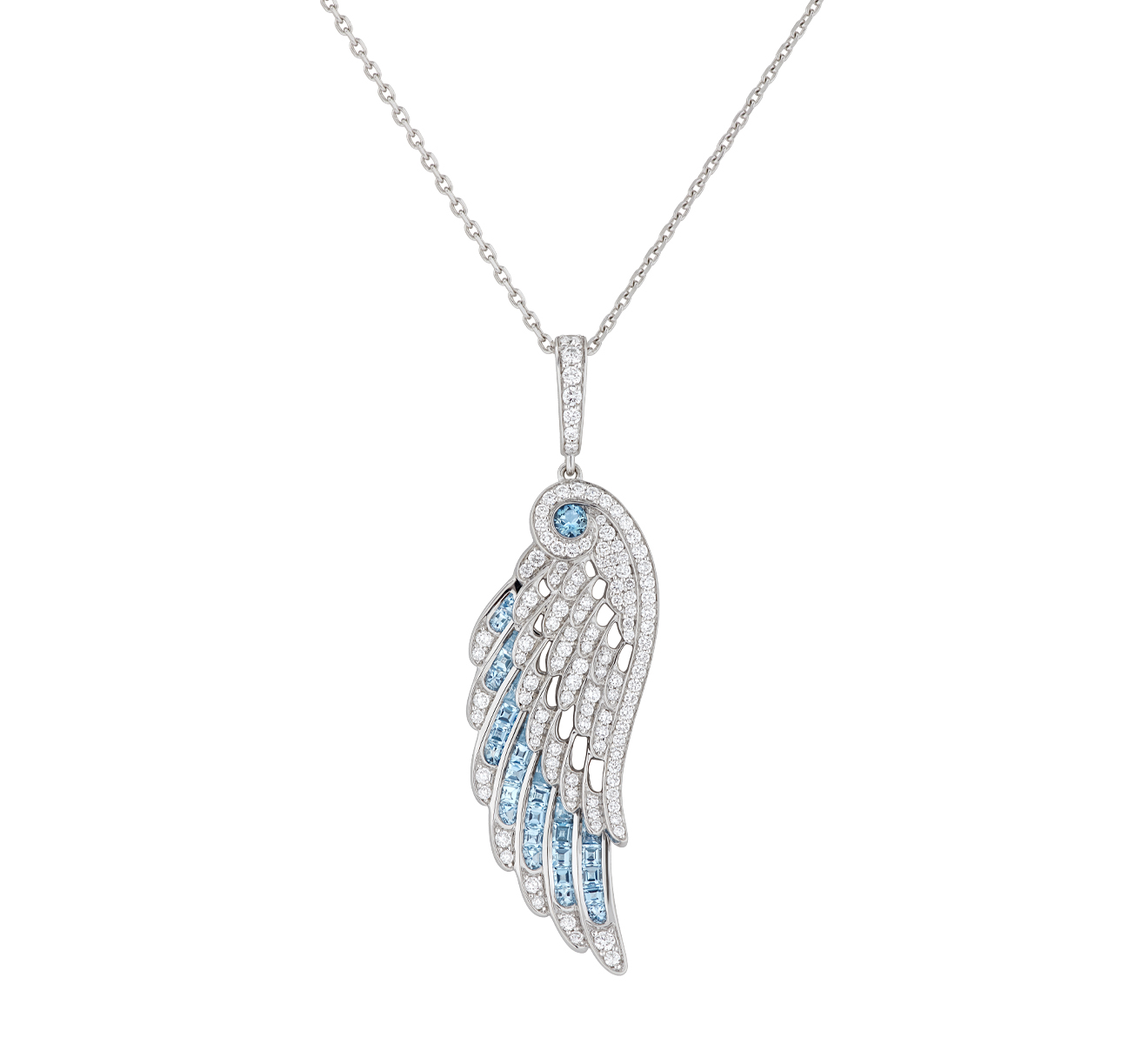 Колье GARRARD Wings Embrace 2016576 - фото 1 – Mercury