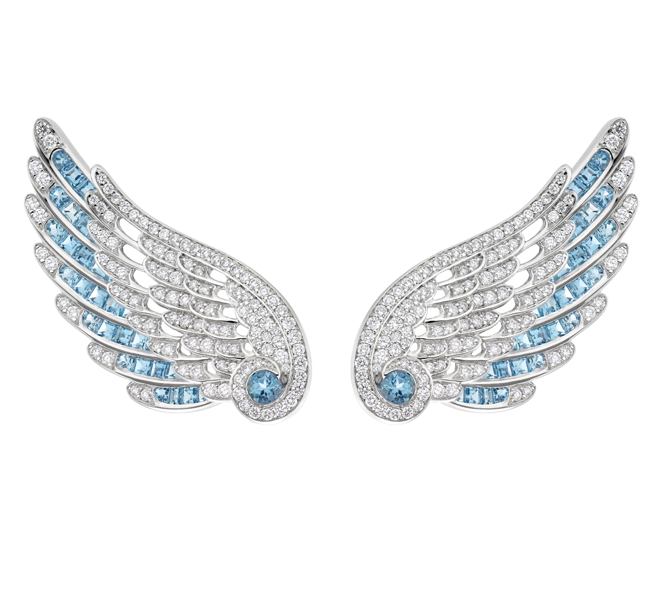 Серьги GARRARD Wings Embrace 2016578 - фото 1 – Mercury