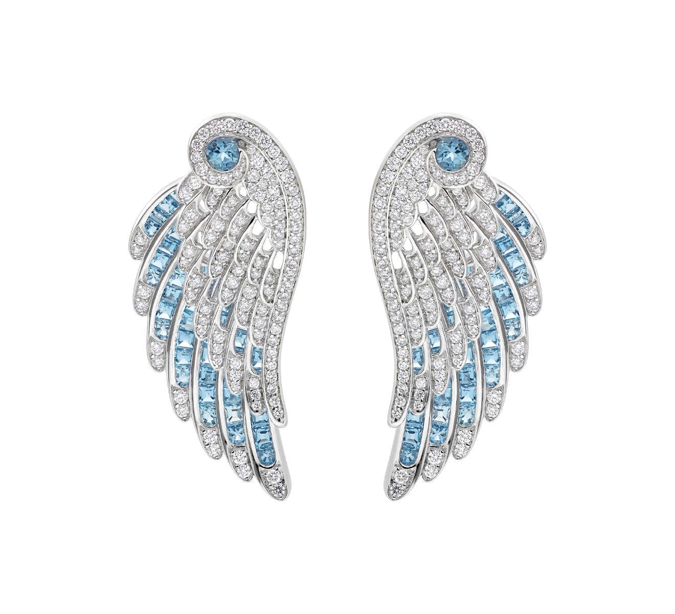 Серьги GARRARD Wings Embrace 2016577 - фото 1 – Mercury