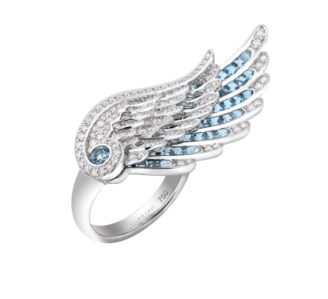 Кольцо GARRARD Wings Embrace 2016579 - фото 1 – Mercury