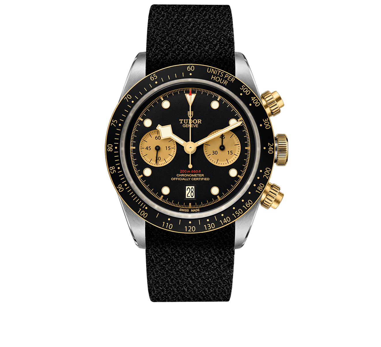 Часы Black Bay Chrono S&G Tudor Black Bay 79363N/FABRIC/BLACK CHAMPAGNE - фото 1 – Mercury